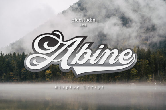 Abine: A Bold Display Font for Retro-Infused Editorial Design