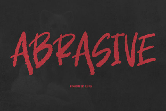 Abrasive Font for Bold Branding and Creative Projects