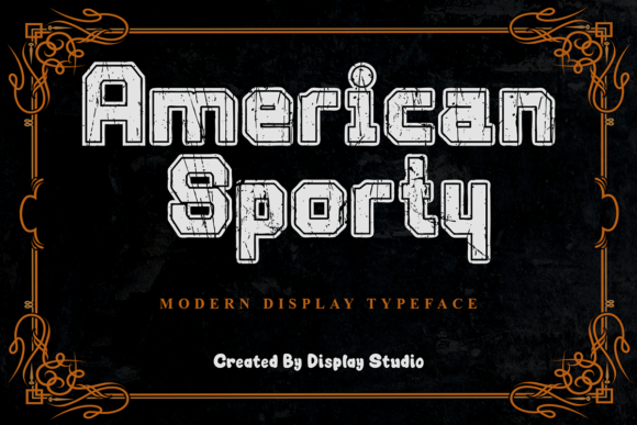 American Sporty: A Vintage-Inspired Display Font for Creative Makers