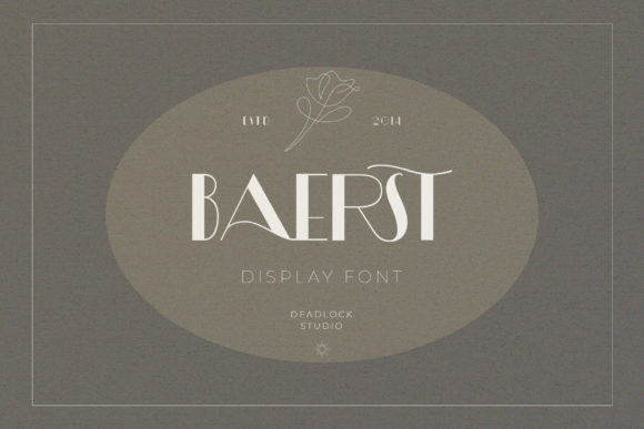 Baerst Font: A Stylish Display Font for Designers
