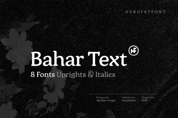 Bahar Text for Bold and Trendy Editorial Design