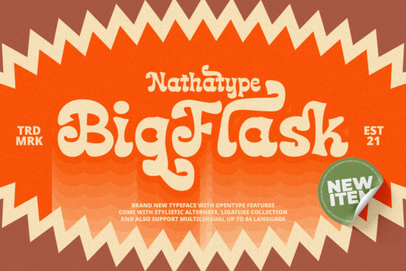 Big Flask: A Playful Font to Elevate Your Brand's Visuals