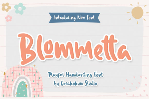 Blommetta: A Whimsical Display Font for Creative Branding
