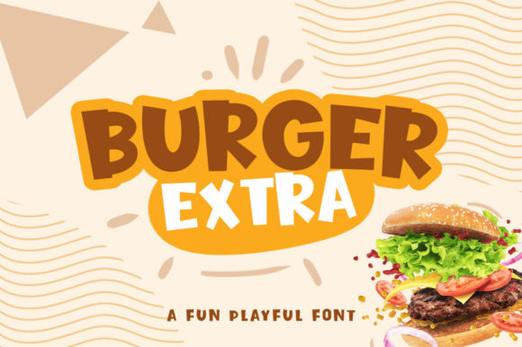 Burger Extra: A Retro-Fun Font for Creative Makers