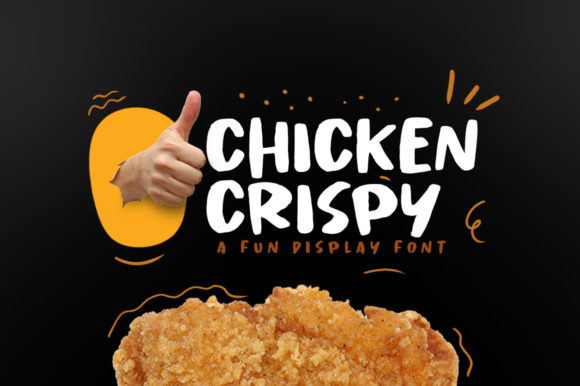 Chicken Crispy: A Retro-Styled Font for Creative Makers