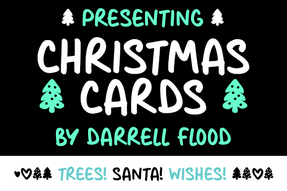 Christmas Cards Font for Festive Web Design