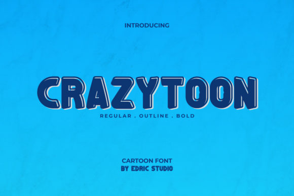 Crazytoon Font for Modern Branding and Creative Projects
