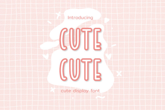 Cute Cute: A Playful Display Font for Creative Projects
