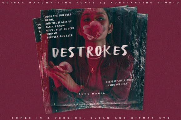 Destrokes: A Cool Font for Polished Branding