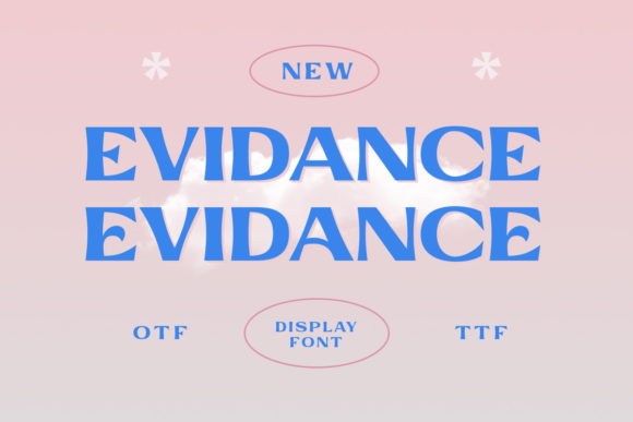 Evidance: A Cool Display Font for Modern Editorial Design