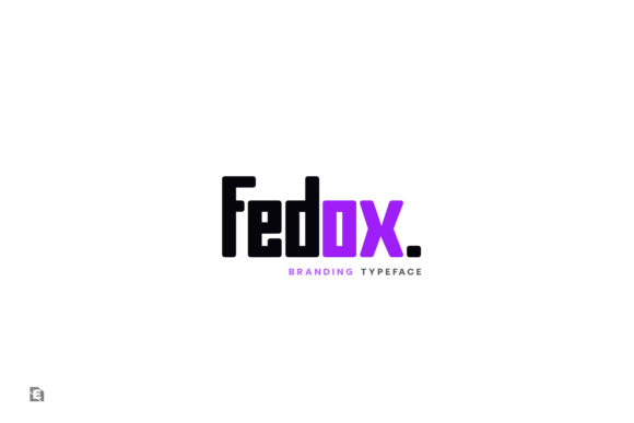 Fedox: A Modern Display Font for Handmade Creations