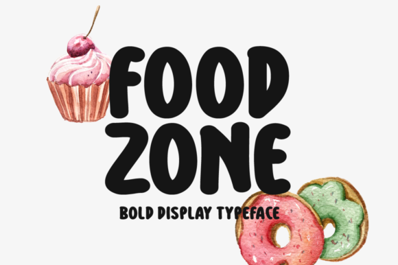 Food Zone Font for Handmade Creations and Display Designs