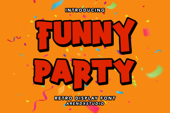 Funny Party Font for Playful Handmade Creations