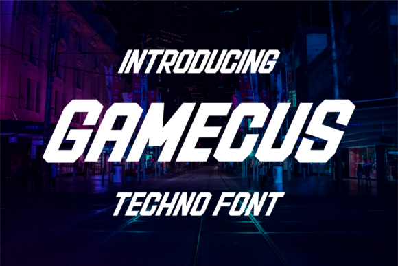 Gamecus: A Bold Display Font for Modern Editorial Design