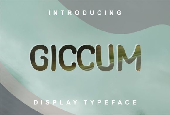 Giccum Display Font for Eye-Catching Designs