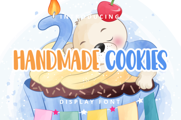 Handmade Cookies: A Display Font for Cute and Creative Branding