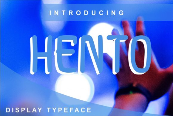 Hento Display Font for Eye-Catching Campaigns