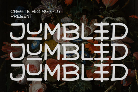 Jumbled Font for Eye-Catching Campaign Designs