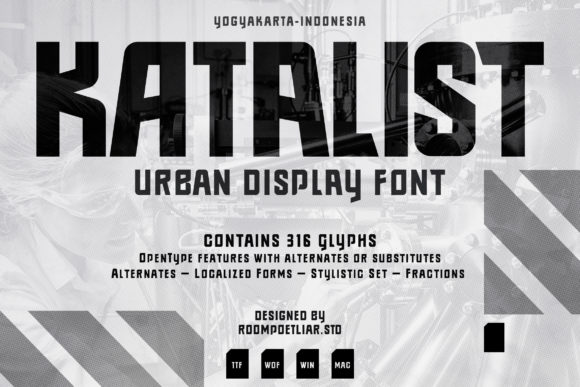 Katalist Font for Bold Branding and Professional Design