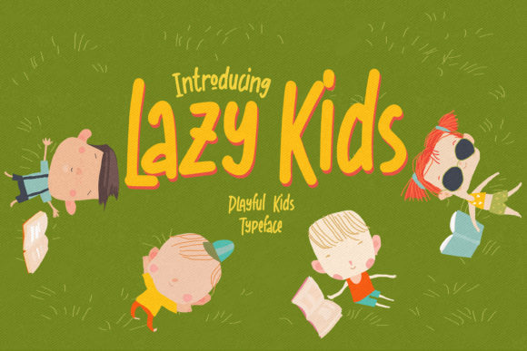 Lazy Kids Font: A Playful Display Font for Creative Projects