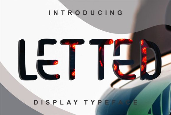 Letted: A Clean Display Font for Modern Editorial Design