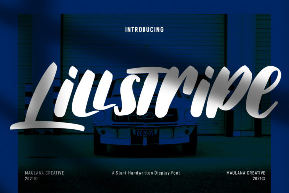 Lillstripe Display Font for Trendy Editorial Design