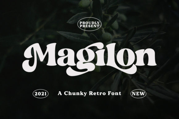 Magilon: A Retro-Styled Display Font for Bold Branding