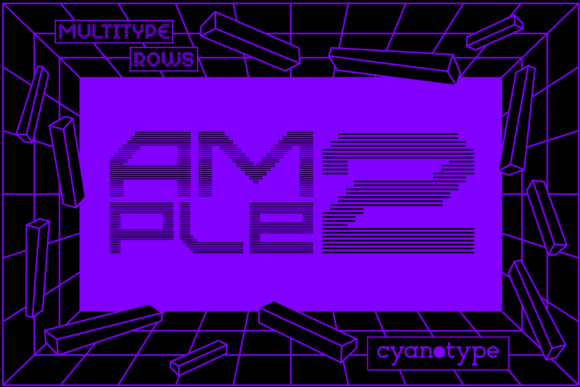 MultiType Rows Ample 2 for Trendy Web Typography