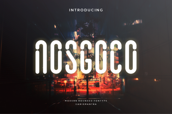 Nosgoco: A Modern Display Font for Creative Projects