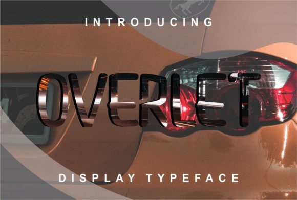 Overlet: A Clean Display Font for Modern Branding