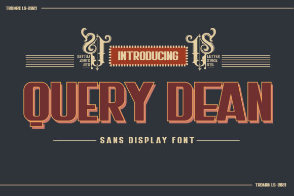 Query Dean: A Bold Display Font for Modern Editorial Design