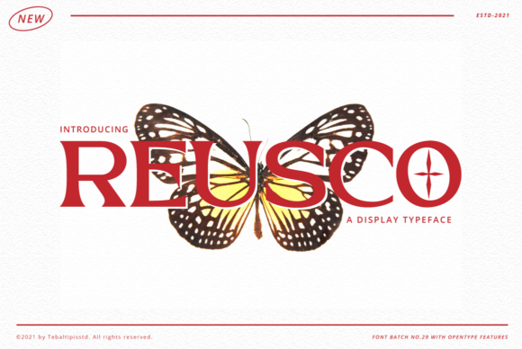Reusco: Modern Display Font for Eye-Catching Campaigns