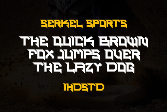 Serkel Sports Font for Bold Creative Projects