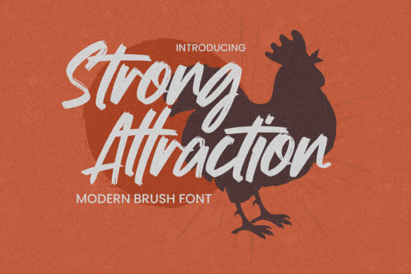 Strong Attraction: A Modern Display Font for Branding Projects