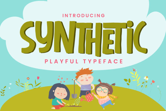 Syhthetic: A Vintage Display Font for Bold Branding