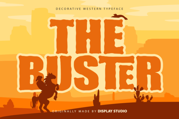 The Buster: A Playful Display Font for Handmade Creations
