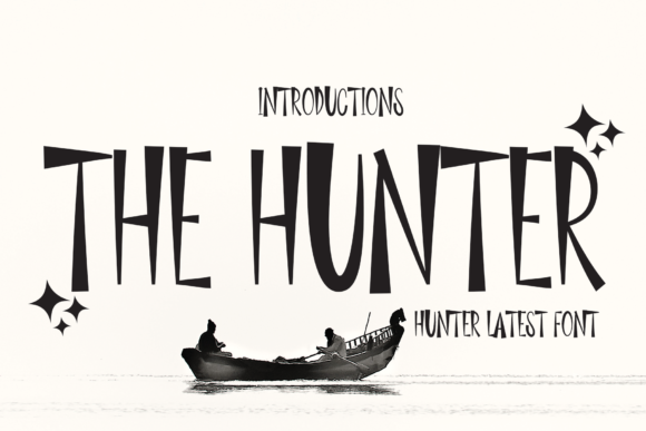 The Hunter: A Charming Display Font for Bold Visual Storytelling