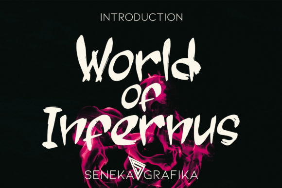 World of Infernus Font for Handmade Creations