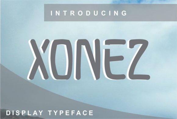 Xonez Font for Bold and Trendy Campaign Designs